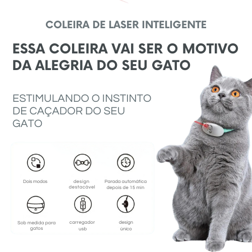 Coleira de laser inteligente